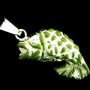 Gioiello Charms Pesce Verde Smalto