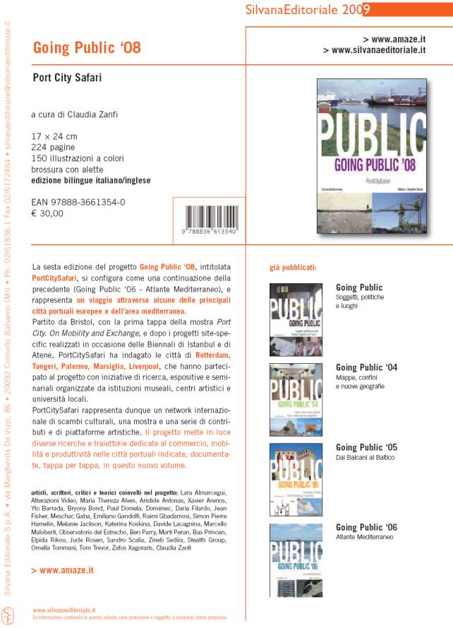 Immagine - Rif.: libro "Going Public 08. PORT CITY SAFARI", Silvana editoriale 2009