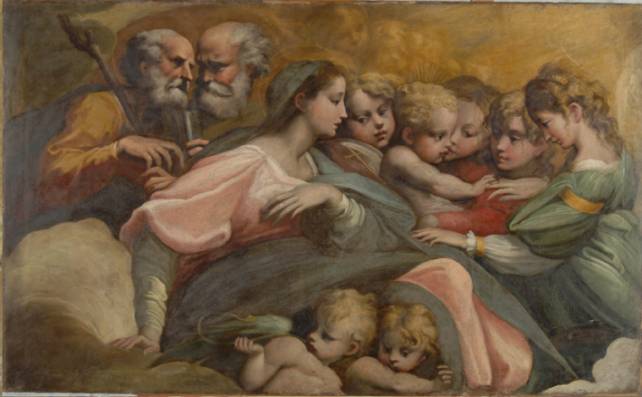 Immagine - Rif. La cura del bello. Musei, storie, paesaggi. Per Corrado Ricci / ==> (9) Francesco Mazzola (il Parmigianino) - Sposalizio di Santa Caterina - Olio su tela, cm 73,4 x 118 / Parma, Galleria Nazionale - Su concessione del Ministero per i Beni e le Attivit Culturali